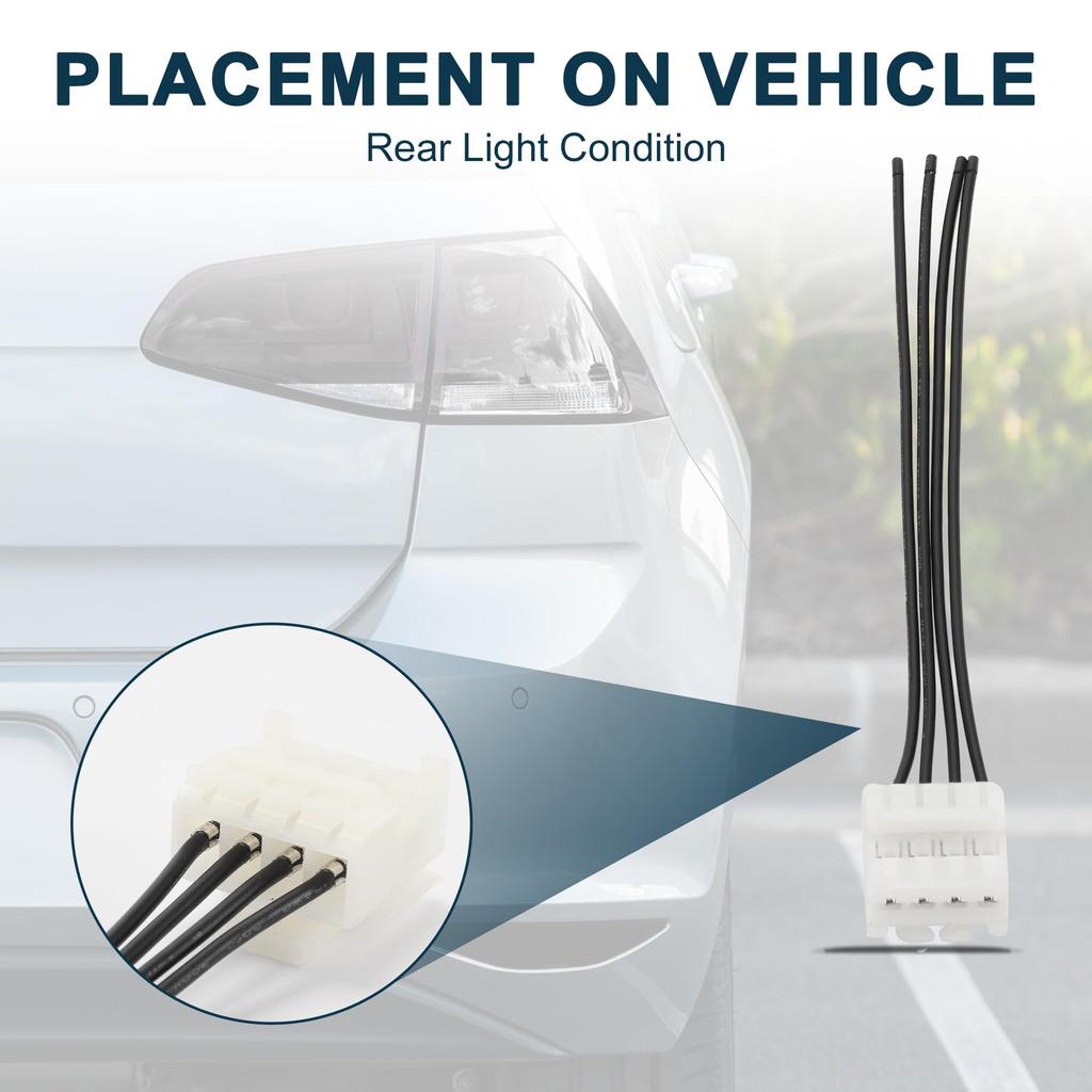 TUCKBOLD 147 Rücklicht-Kabelbaumstecker Langlebig für Alfa Romeo | Heckleuchte