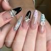 10Pcs Notes Guitar Microphone Punk Style Music Elements Rivet Nail Decor Silvery Instruments Metal Nail Art Charms Decoration