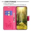 For Xiaomi Redmi Note 13 Pro 5G/Poco X6 5G Case Butterfly Imprinted PU Leather Phone Cover