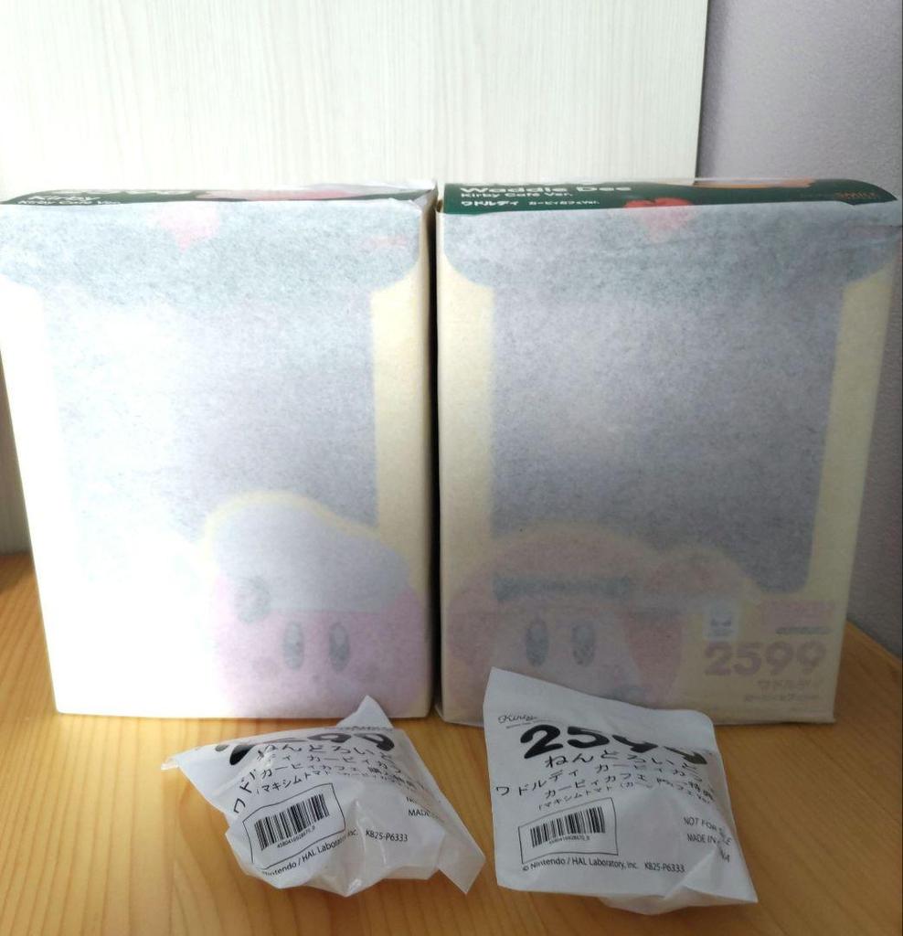 [USED] Kirby Cafe Ver. Nendoroid Kirby Waddle Dee with Bonus Item