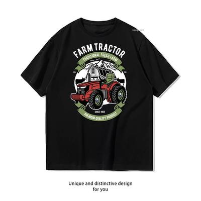 Fresh Farm Quality Cotton T Shirt Unisex Adult Couple Streetwealtops Tee Short Sleev Casual