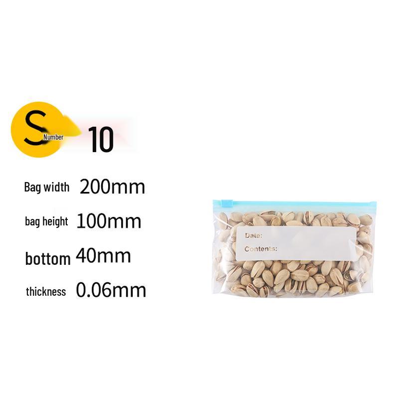 Thickened Food-Grade Slide Lock Freezer Bags - Quick Seal & Fresh-Keeping