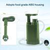 Hand Pump Water Filter 4Stage Camping Water Purifier Filtration System Emergency Survival Gear