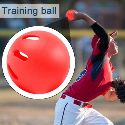 2Pcs Baseball Training Ball Limited Flight Lightweight Indoor Outdoor Kids Adults Baseball Pitching Batting Practice EVA Hollow Soft Ball Baseball