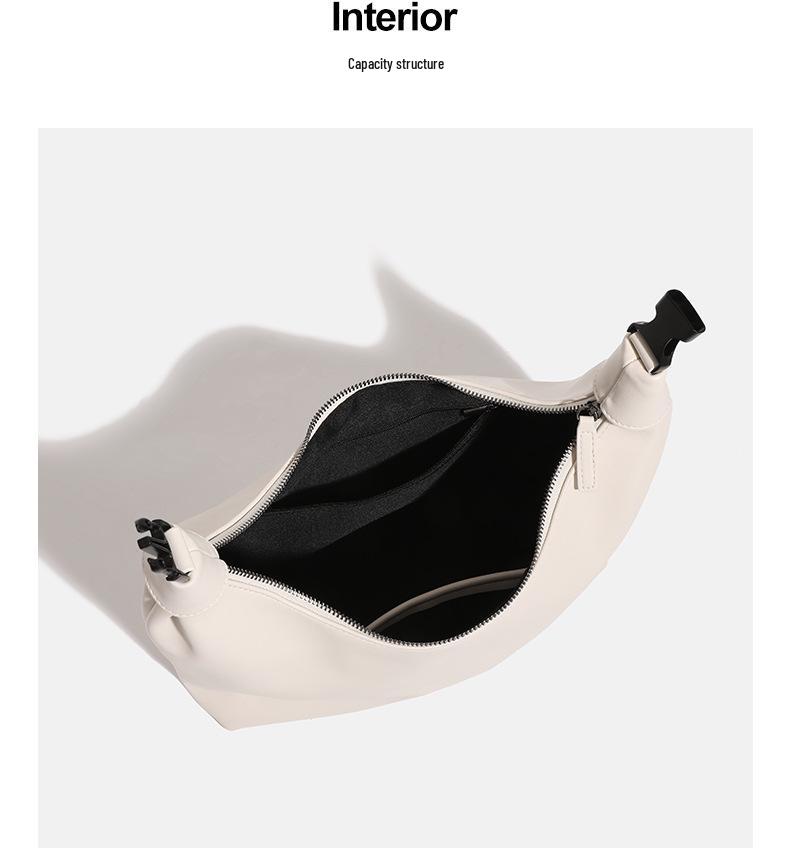 2025 Spring/Summer High-End Dumpling Bag: French Lazy Style Women's Shoulder & Crossbody Handbag