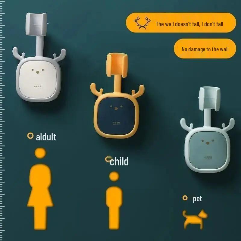 

Новый самоклеящийся поворотный держатель для душа 0.01 - Универсальный вращающийся кронштейн для леек, Бесплатная доставка