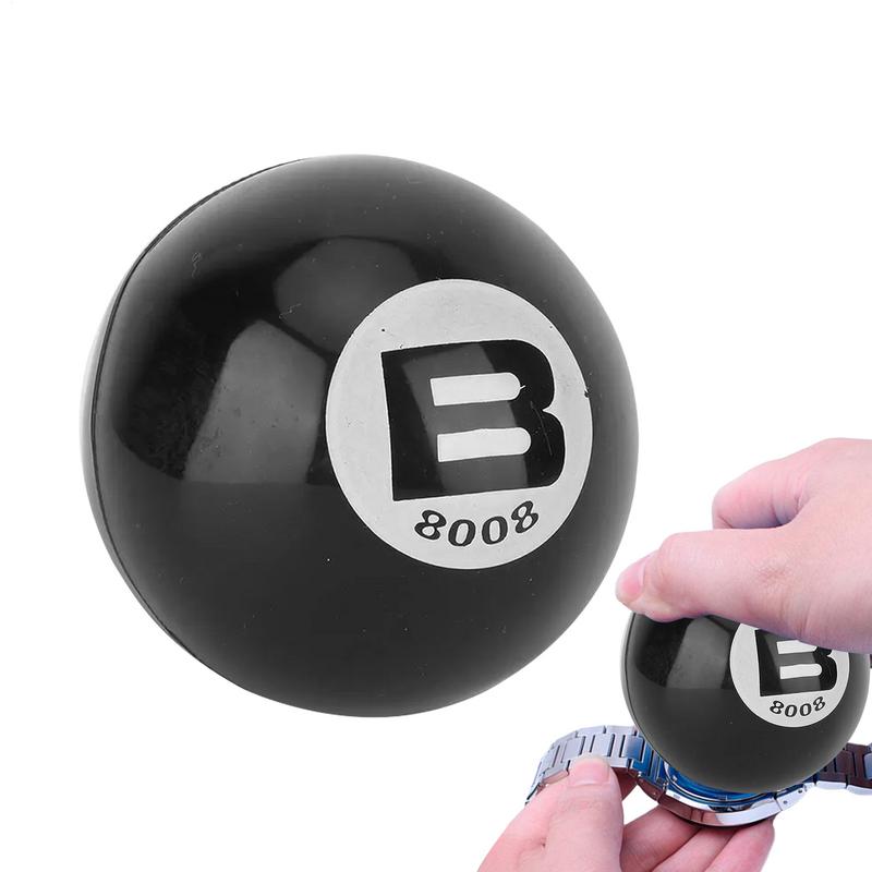 Watch Case Open Ball Durable 6.5cm Black Rubber Safe Reliable Portable Watchmaker Watch Rotating Friction Ball Repair Tool