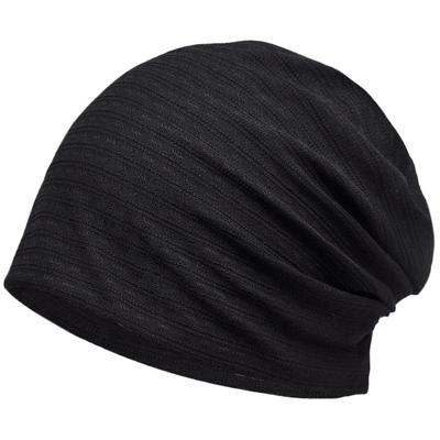 Summer Knit Thin Cotton Solid Antibacterial and Odor Watch Knit Care Soft Medical and Fall One [BIGHAS] Hat, 2-Layer Color, Resistant, Beanie, Cap,