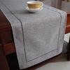 Basic Linen Style Table Runner 2 Size Long Kitchen Dining Table Runner Tablecloth for Party Holiday Weeding Table Decor JAF108