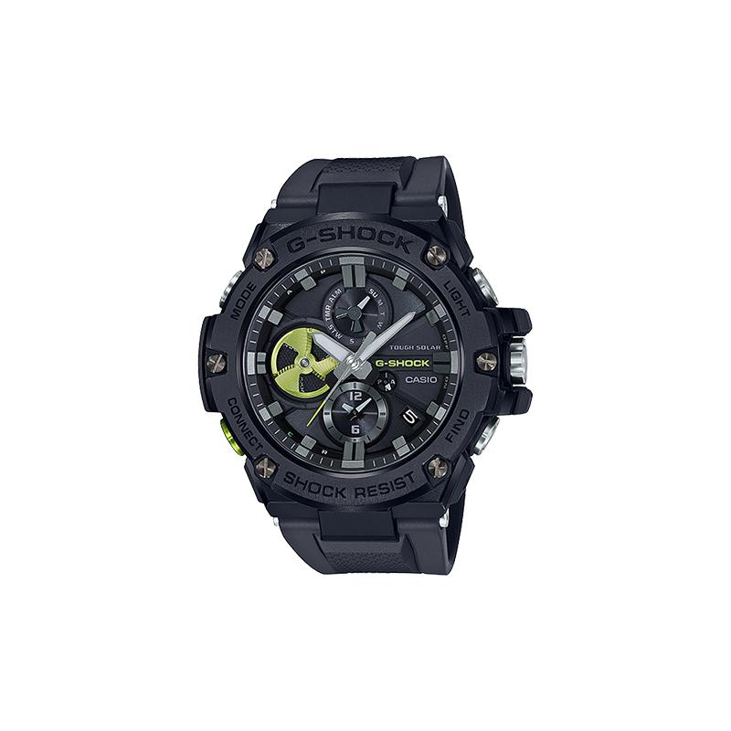 Casio Waterproof Sports Bluetooth Solar Quartz Movement Japanese and Korean Watch Men s Watch Black Dial GST-B100B-1A3 чёрный