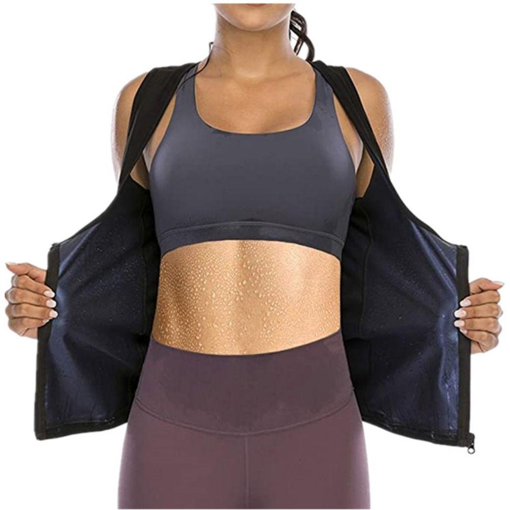 Jumpsuit Cut Sauna Suit Tank Top Style Body Shaper Trainer Top Slimming Vest  Fitness Training