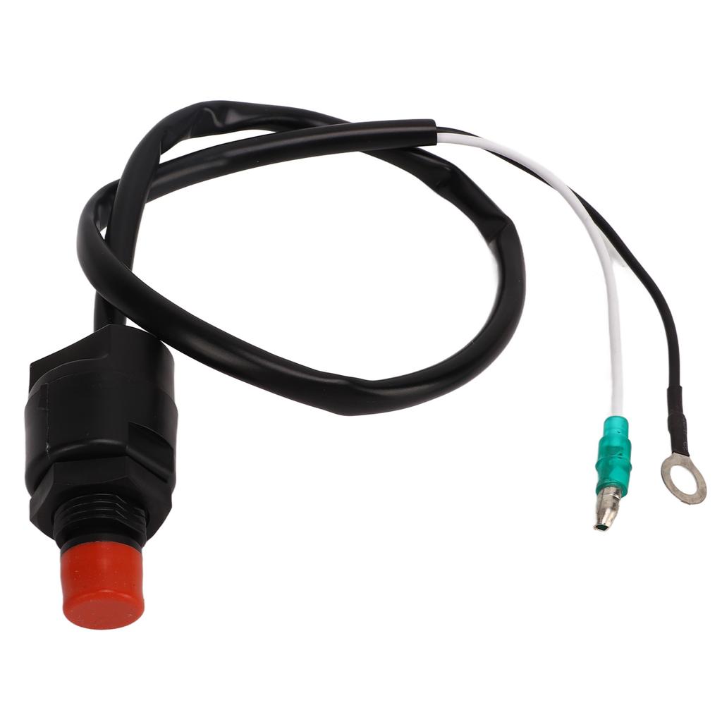 Marine Outboard Engine Stop Switch Compact ABS Engine Emergency Flameout Switch 50cm for T15