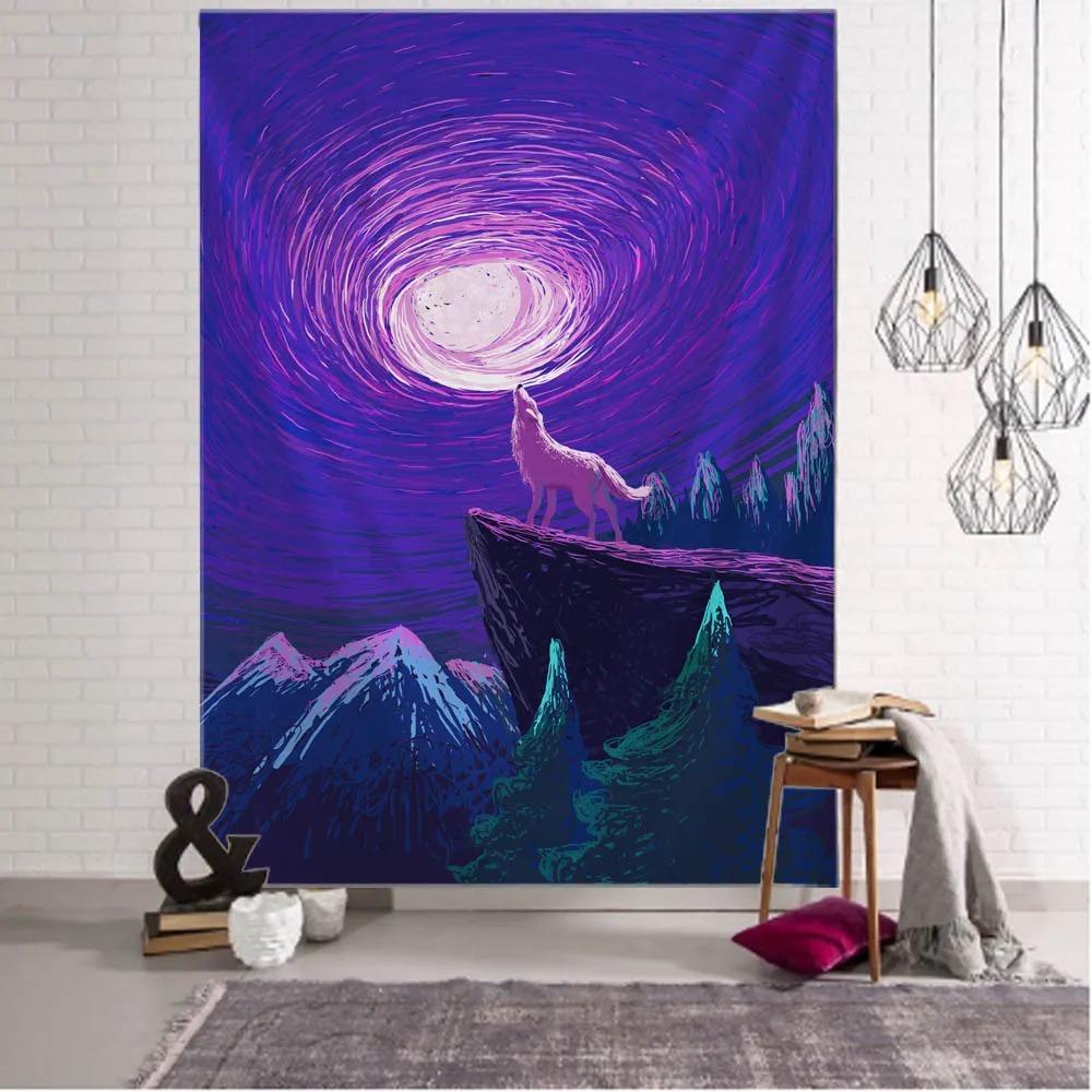 Abstract Home Personality Decoration Bohemian Starry Sky Tapestry Wall Hanging Bedroom Dormitory Fabric