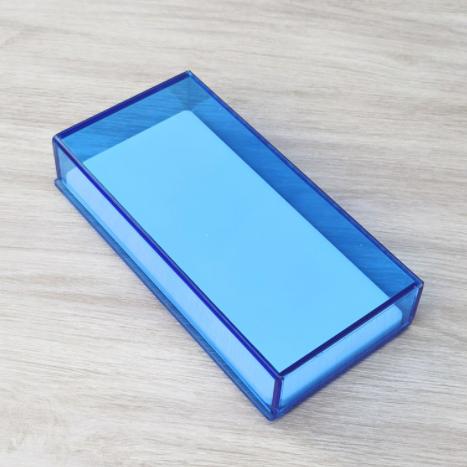 High Quality Custom Logo Acrylic Rectangular Eyelash Tile Case Cover Durable Extension Tool Case Custom Logo Color