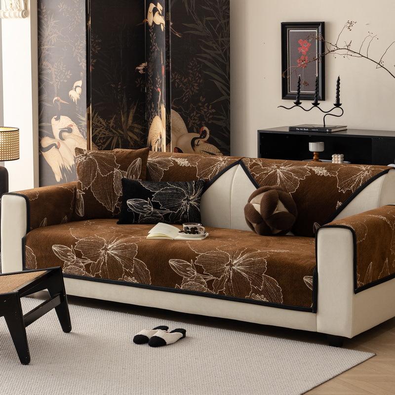 

Chenier Sofa Cushion Universal In All Seasons, Large Flower Non-Slip Seat Cushion, Simple Modern Sofa Cover Cover Cloth 70*70cm