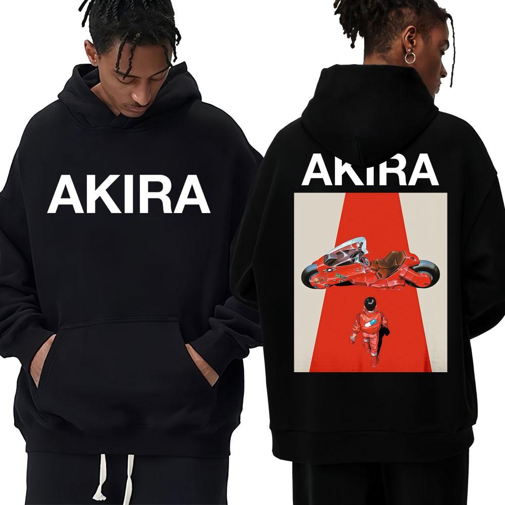 Anime Neo Tokyo Akira Hoodie Vintage Manga Movie Science Fiction Shotaro Kaneda Manga Long Sleeve Men s Loose S