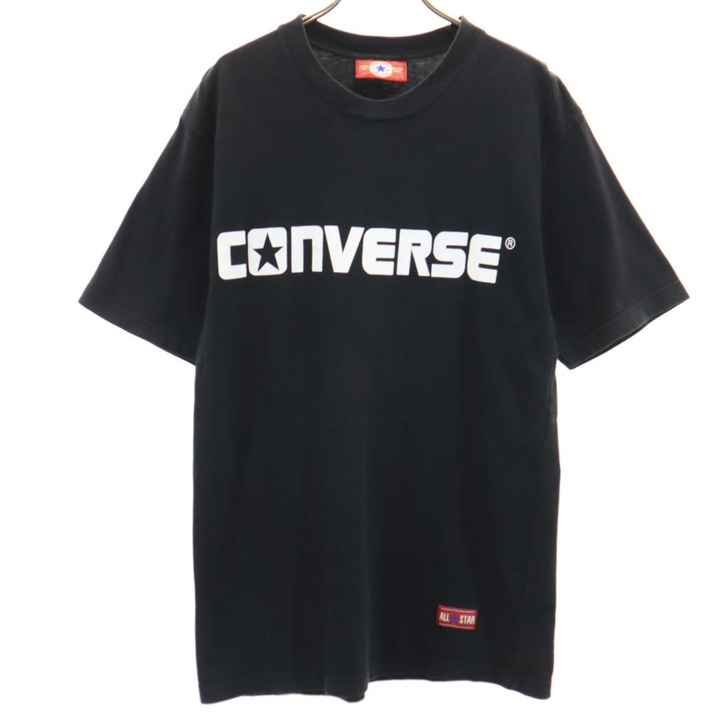 CONVERSE Short sleeve T-shirt black Women Used