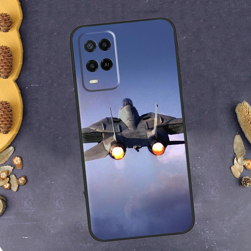 F14 Fighter Tomcat Phone Case For Oppo A79 A18 A38 A58 A78 A98 A17 A40 A60 A80 A16 A76 A96 A15 A74 A94 A54 A77