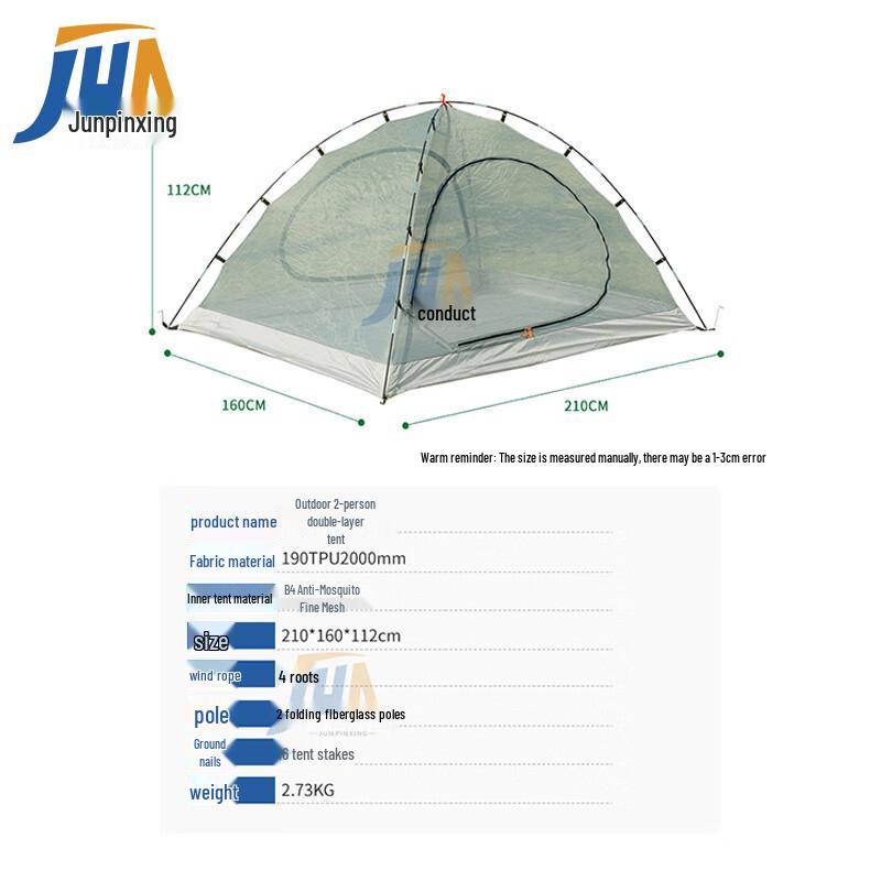 Outdoor Double-Layer Camping Tent