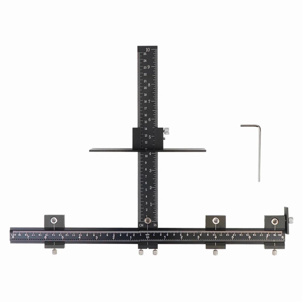 Aluminum Cabinet Hardware Jig Drill Guide for Accurate Installation of Door and Drawer Front Handles and Knobs Punch Locator