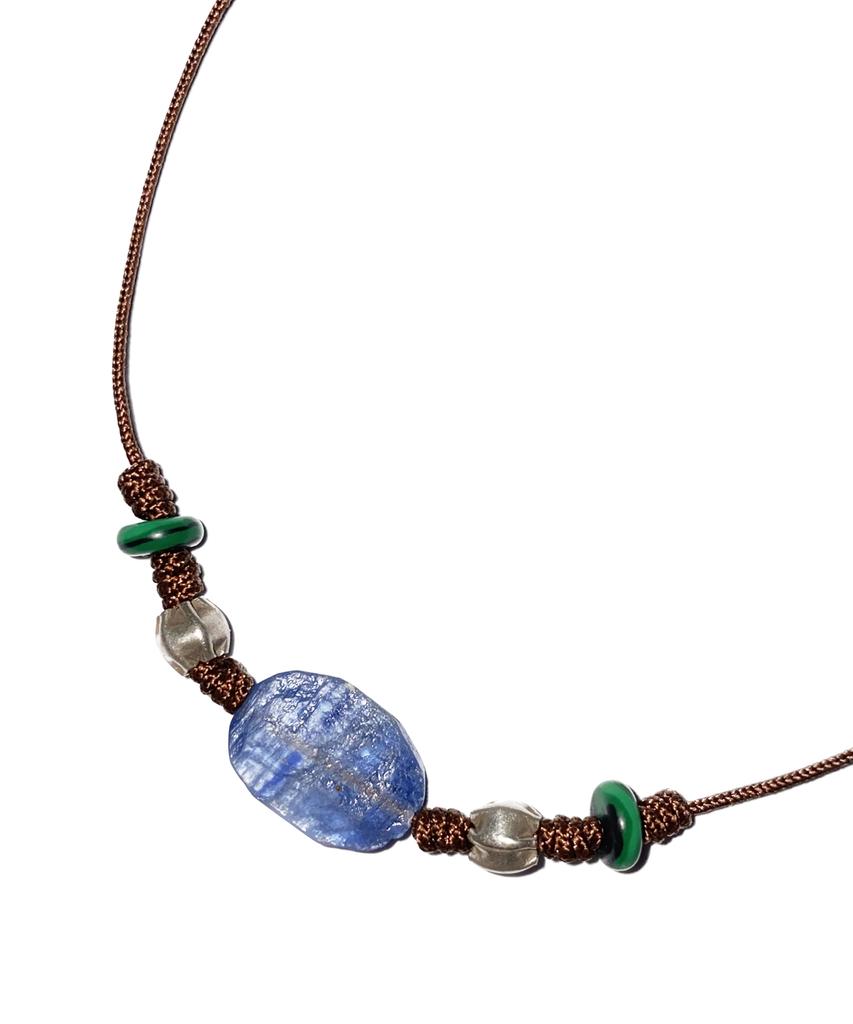 Runds Brown Gemstone Necklace