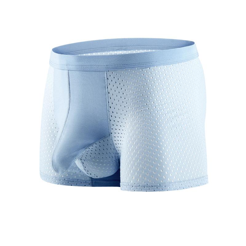 Men's Ice Silk Underwear Breathable Low Waist Sexy Adult Korean Version Underwear Boxer Briefs