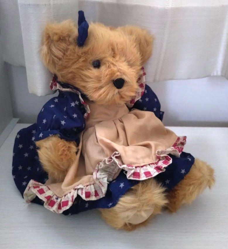 [USED] Vintage RUSS Teddy Bear "Amelia" with tag