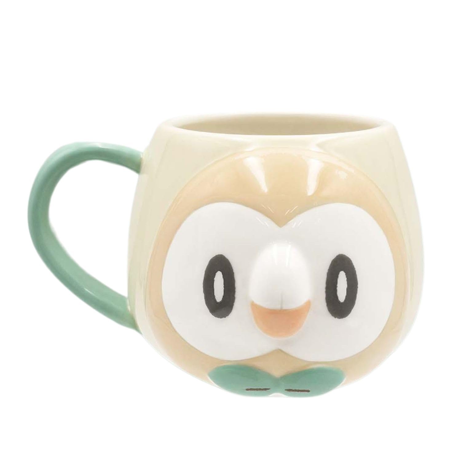 

Marimo Craft Face W115 x H80 x PokéPeace Mug, Pokémon, Rowlet, D85mm, PKP-196