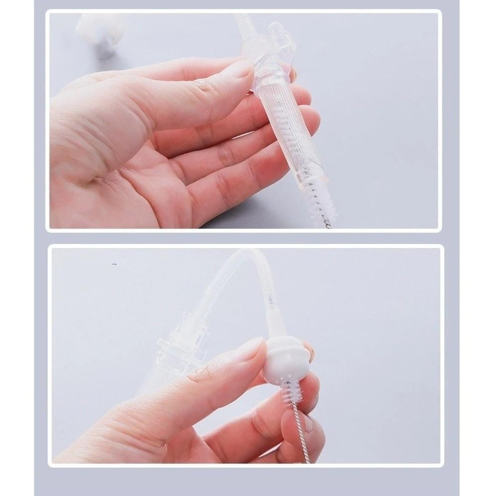 3pcs/set Soft Hair Brush Bottle Cleaning Brushes Flexible with Hanging Hole Straw Brush Reusable Pipeline Cleaning Tools