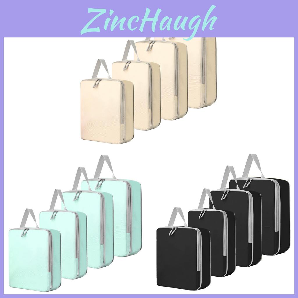Travel Storage Cubes Set With Polyester Material For Packing And Organization