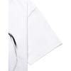 Uniqlo Casual Versatile Solid Color Printed Round Neck Short Sleeve T-Shirt Unisex Tops White UQ472518000