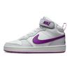 Nike Court Borough Mid 2 GS Pure Platinum Vivid Purple Kids Sneakers Grey White Mint-Foam CD7782-009