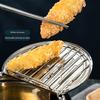 Stainless Steel Deep Fryer Deep Fryer Pot Thermometer Stainless Steel Cover Filter