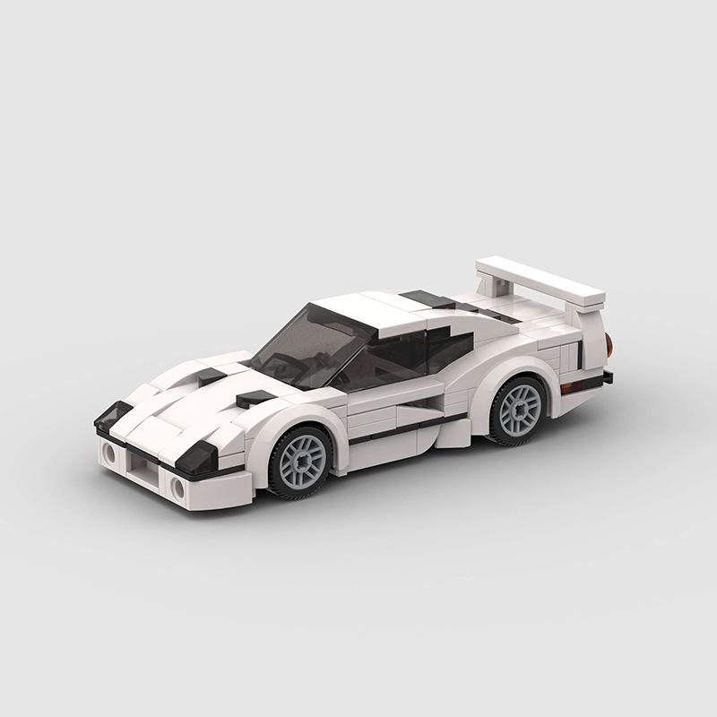 MOC Technical Car City Speed Vehicle Vetro Car Rally Building Blocks Bricks Ornament Creative Toys For Kids Adults Birthday Gift