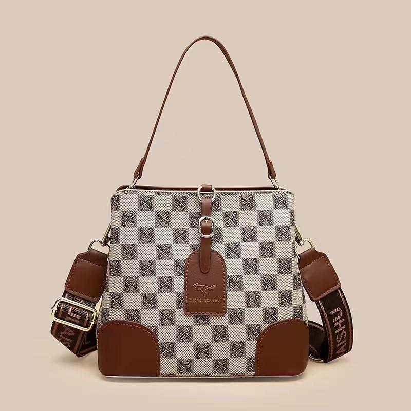 High-quality vegan leather crossbody bag for women travel bag shoulder bag large handle top handle bag