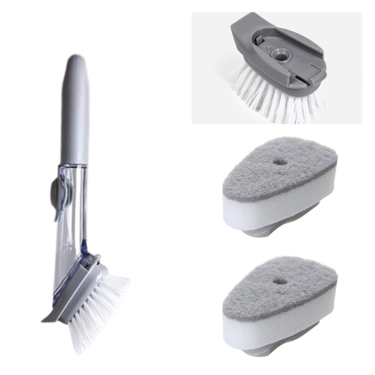 

Кухонная Чистка Длинная Ручка Щетка Губка для Мытья Посуды Щетка Аксессуары для Посуды Set