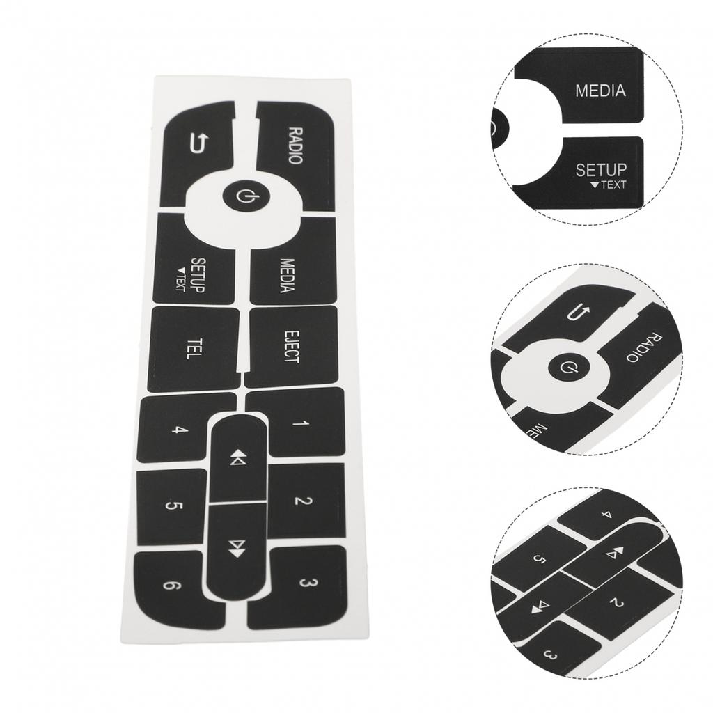 Radio Stickers Repairing Scratches Protection Special Ink Vinyl