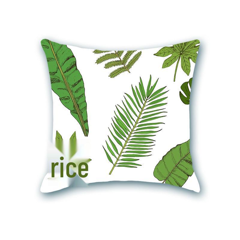 Nordic Floral Soft Pillowcase for Sofa, Office, or Bedside Decor