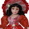 Collectible Victorian Doll Porcelain Doll Ceramic Female Doll Delicate Realistic Doll Desk Display Centerpieces