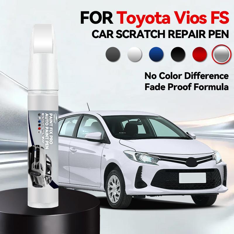 

Vehicle for Exclusive Use Car Paint Repair Pen For Toyota Vios FS Paint Scratch Repair Accessories Black White Silver Gray Blue срібний
