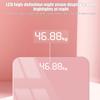 Digital Bathroom Scale LED Smart Body Fat Scale Accurate Measurement Weight Included 3*AAA Batteries Analyzer Testing Scale