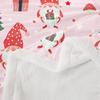 Merry Christmas Sherpa Throw Blanket for Couch Gnomes Super Soft Cozy Fleece Santa Claus Blanket for Winter,Plush Xmas Tree Baby