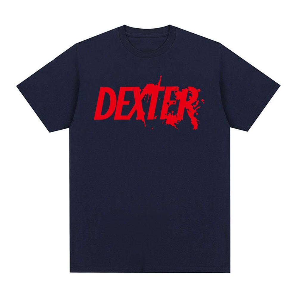 TV Play Dexter Morgan Logo Print T-shirts Men's Women Clothing Casual Oversized Short Sleeve T Shirt High Quality Cotton T-shirt