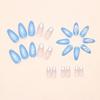 24pcs Long Almond Fake Nails French Nail Tips Manicure Press On Nails  DIY