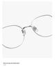 Pure Titanium Oval Eyeglass Frame 48: Fashionable, Lightweight, Unisex, and Perfect for Daily Commute.