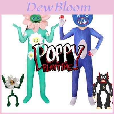 Authentic Poppy Playtime Huggy Wuggy Cosplay Costume For Kids Halloween Outfit Xmas