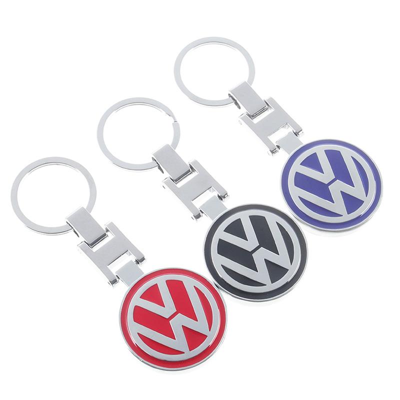 For VOLKSWAGEN VW Volkswagen GTI R-Line T5 Car Logo Key Ring Zinc Alloy Keychain Accessory for Polo Passat Scirocco Jetta Beetle Sx5