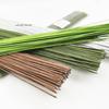 100Pcs 40cm Artificial Green Floral Wire Stems for DIY Flower Arrangements Wedding Home Decor Wire Stem Accessories