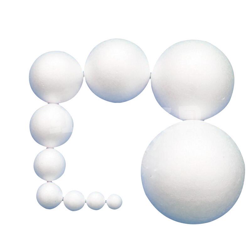 Solid White Styrofoam Balls for Wedding and Festival Decorations - DIY Round Foam Balls