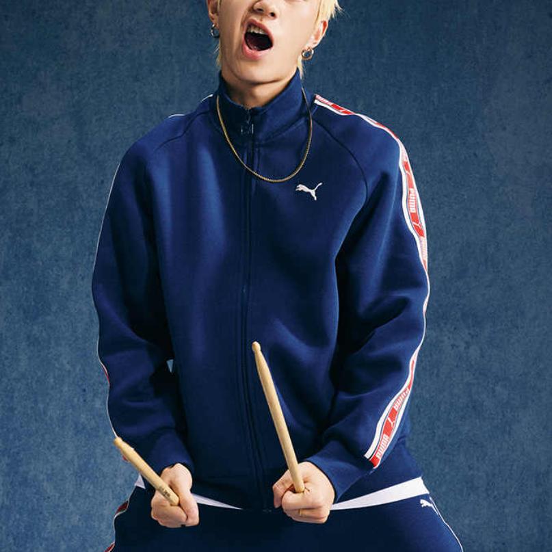 New PUMA Jackets Unisex Navy Blue 633269-66